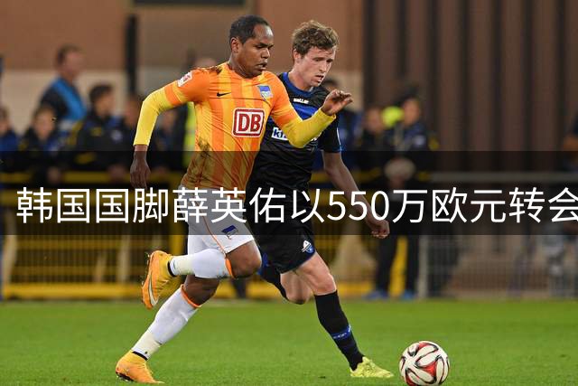 韩国国脚薛英佑以550万欧元转会德甲奥格斯堡